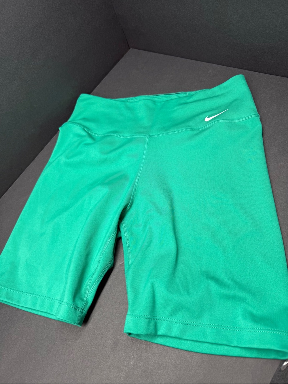 Nike Women’s Green High-Rise Bike Shorts